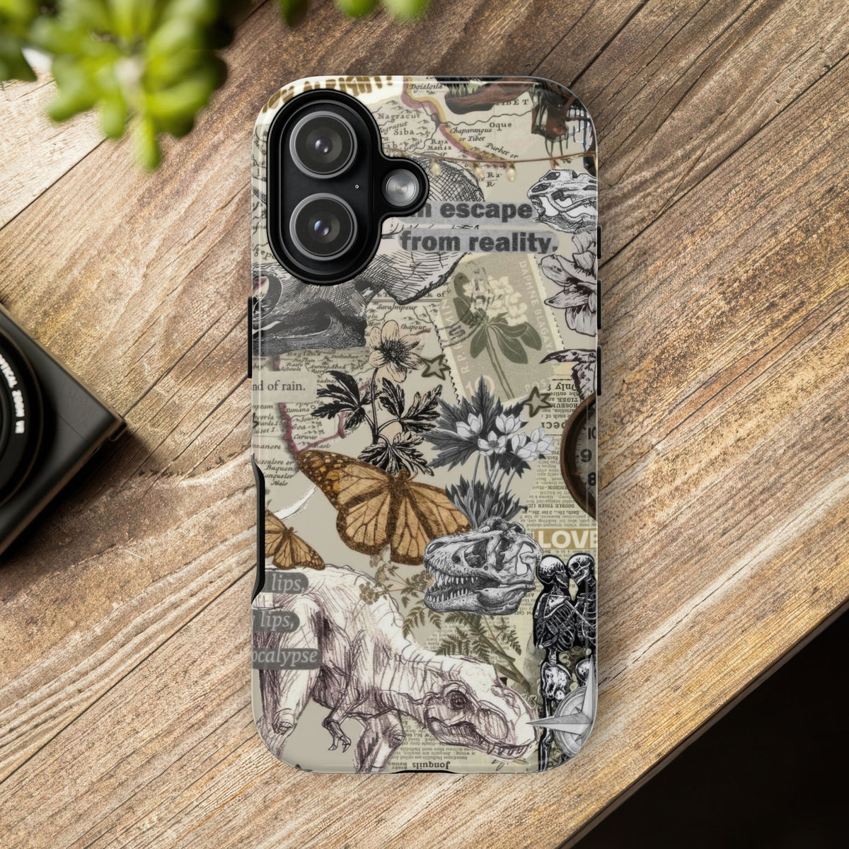 Aesthetic Dinosaur Case - Vintage Jurassic World Graphic Tough Phone Cases