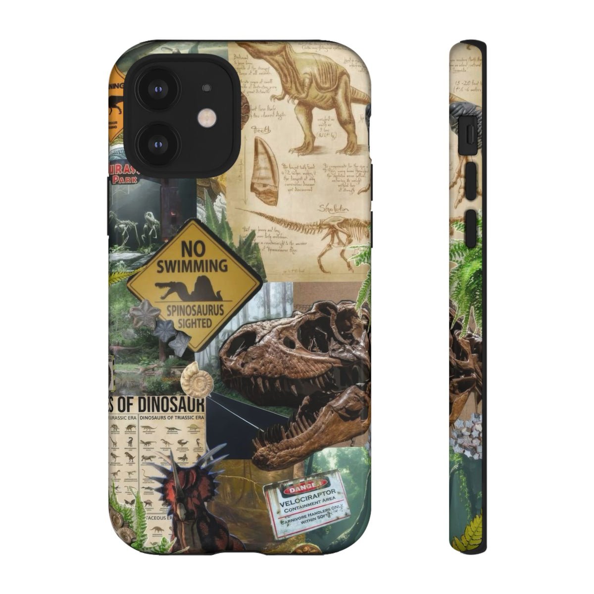 Aesthetic Dinosaur Case - Vintage Jurassic World Graphic Tough Phone Cases
