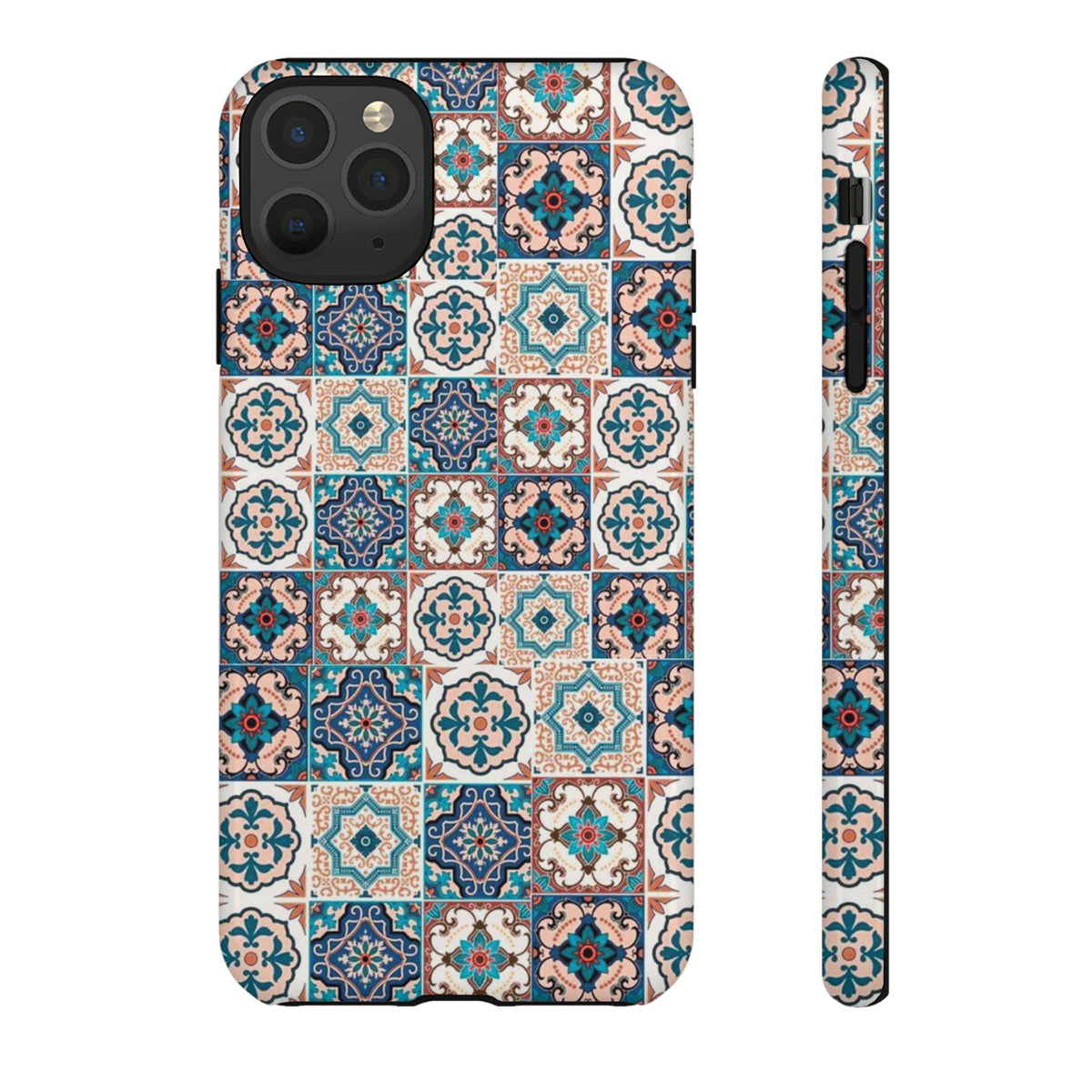 Vintage Mosaic Tile Graphic Tough Phone Cases