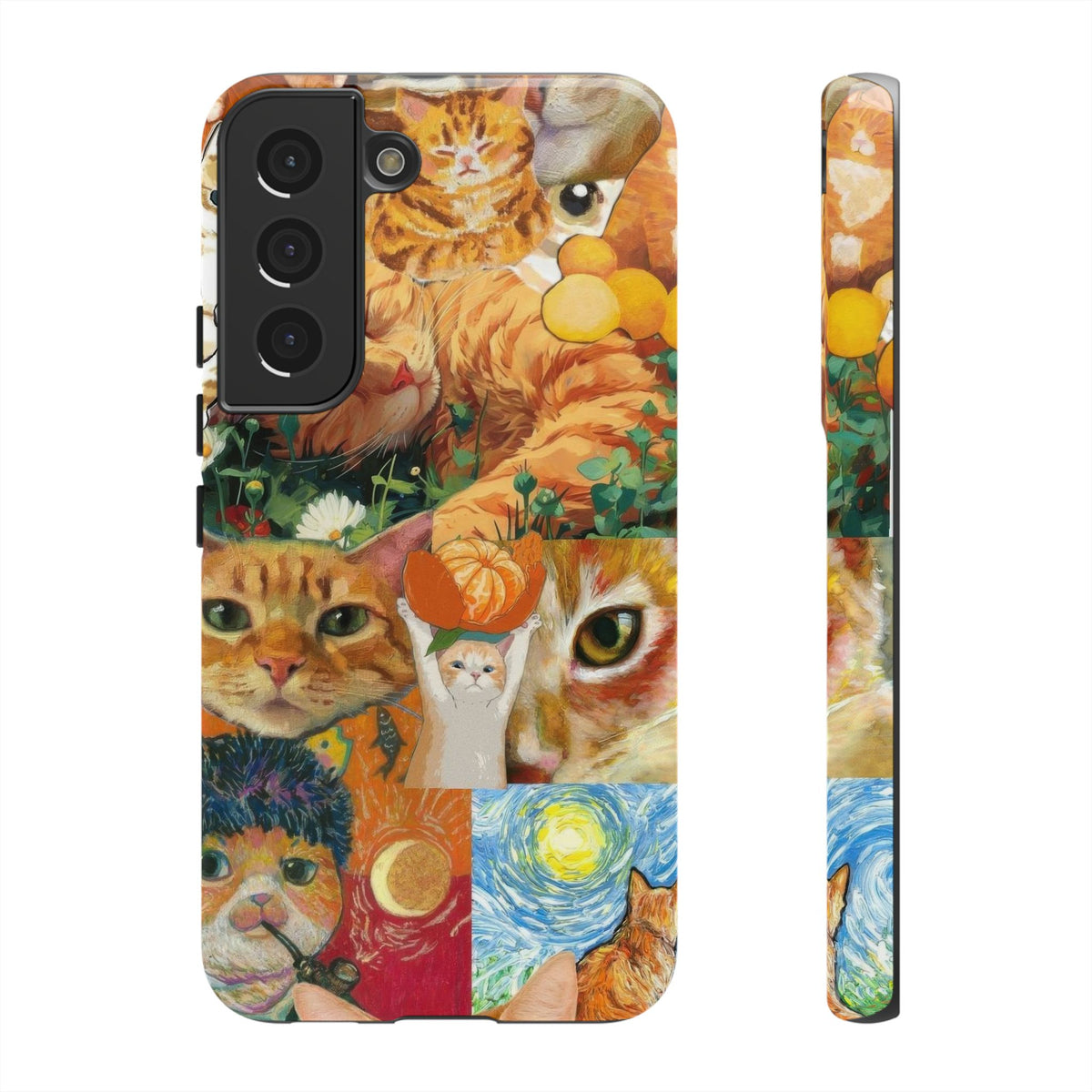 Aesthetic Cats Case - Vintage Kitty Graphic Tough Phone Cases
