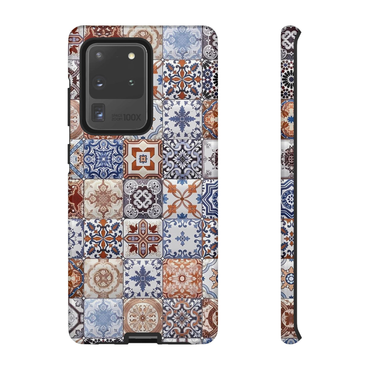Vintage Mosaic Tile Graphic Tough Phone Cases