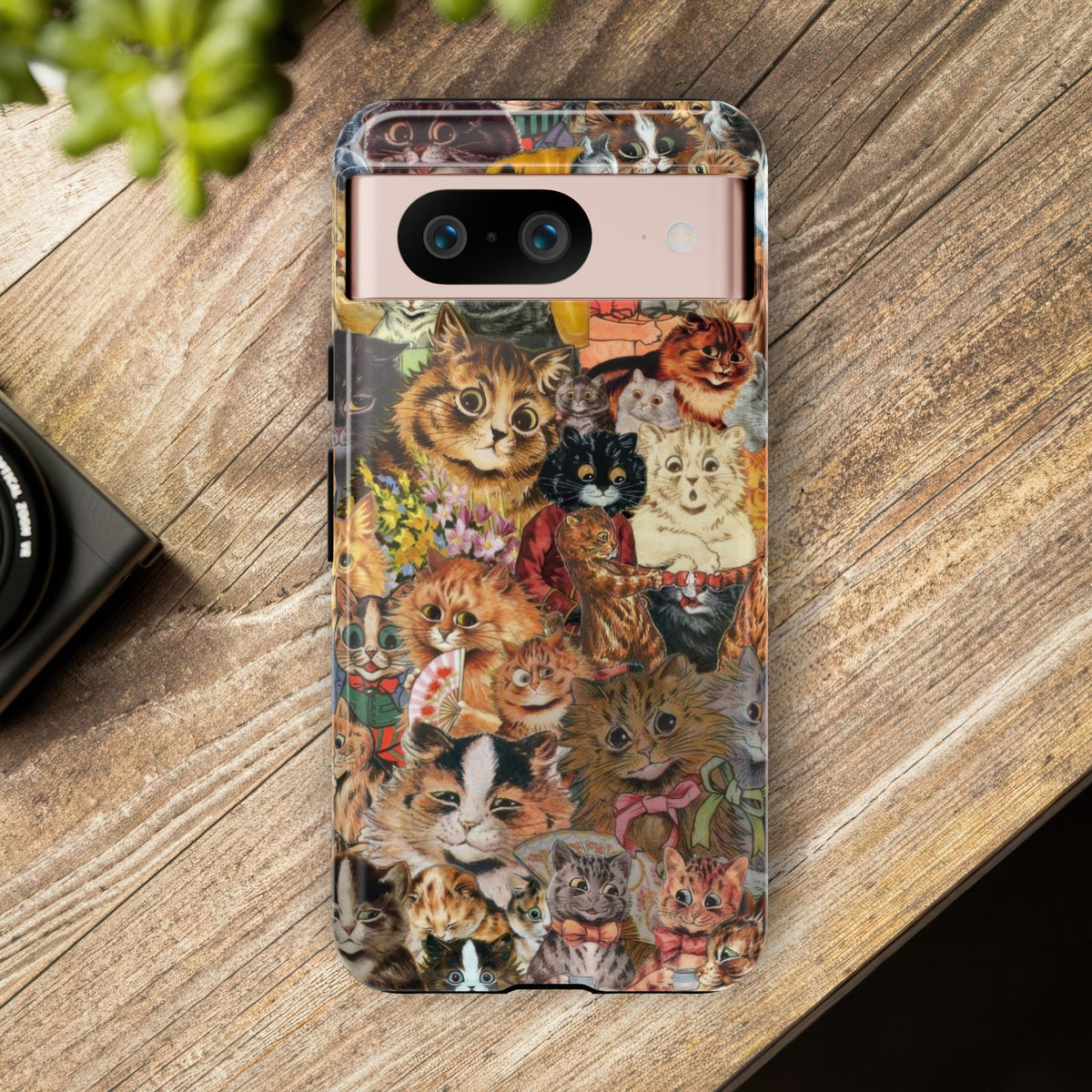 Aesthetic Cats Case - Vintage Kitty Graphic Tough Phone Cases