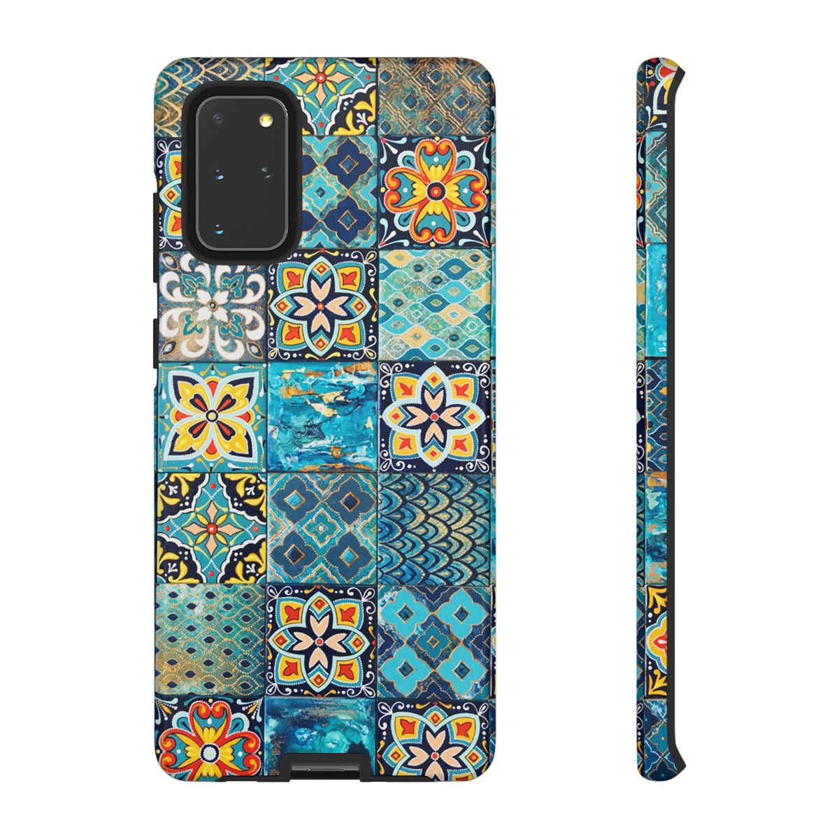 Vintage Mosaic Tile Graphic Tough Phone Cases