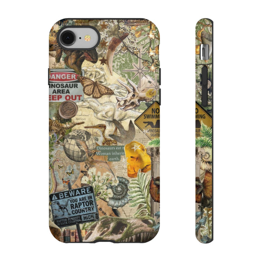 Aesthetic Dinosaur Case - Vintage Jurassic World Graphic Tough Phone Cases