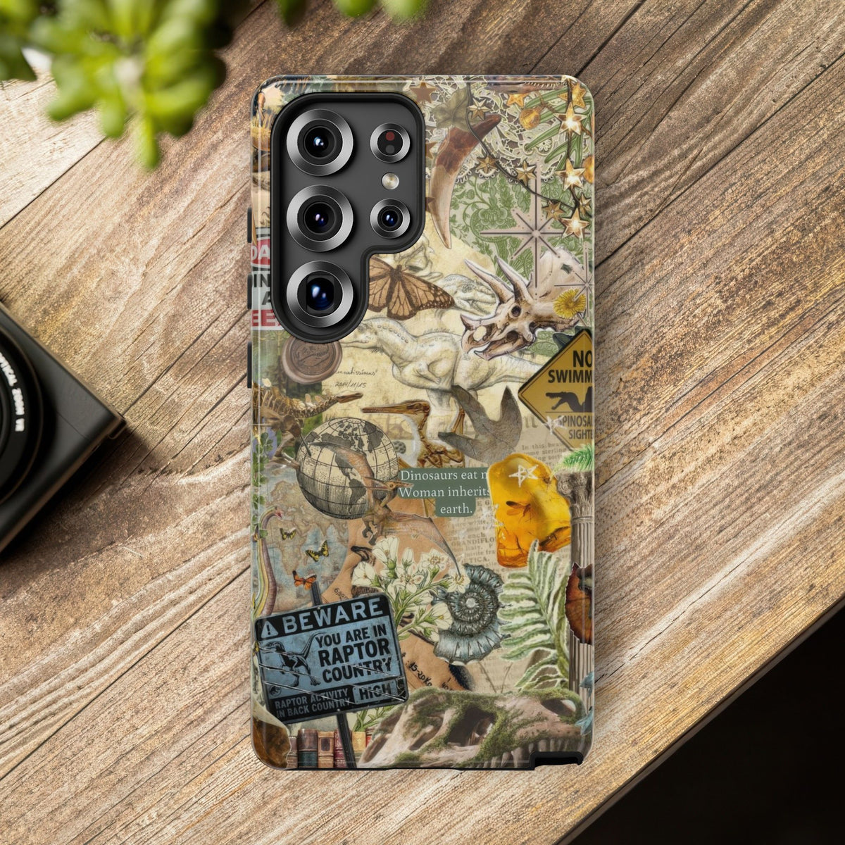 Aesthetic Dinosaur Case - Vintage Jurassic World Graphic Tough Phone Cases