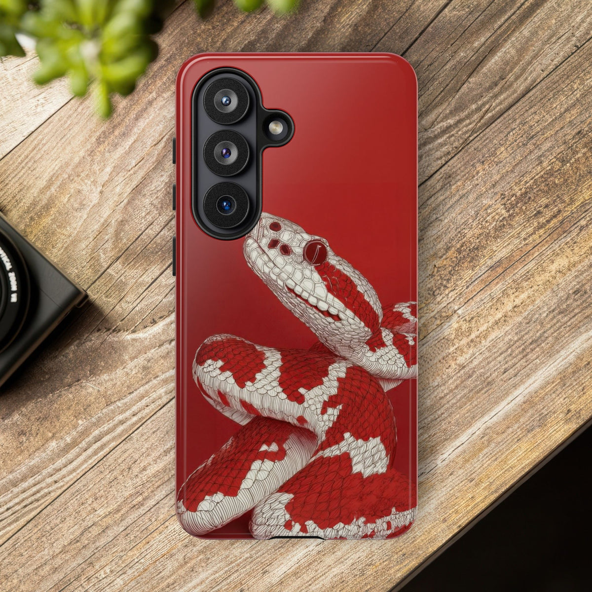 The Snake - Etching Style Series Graphic Tough Phone Cases