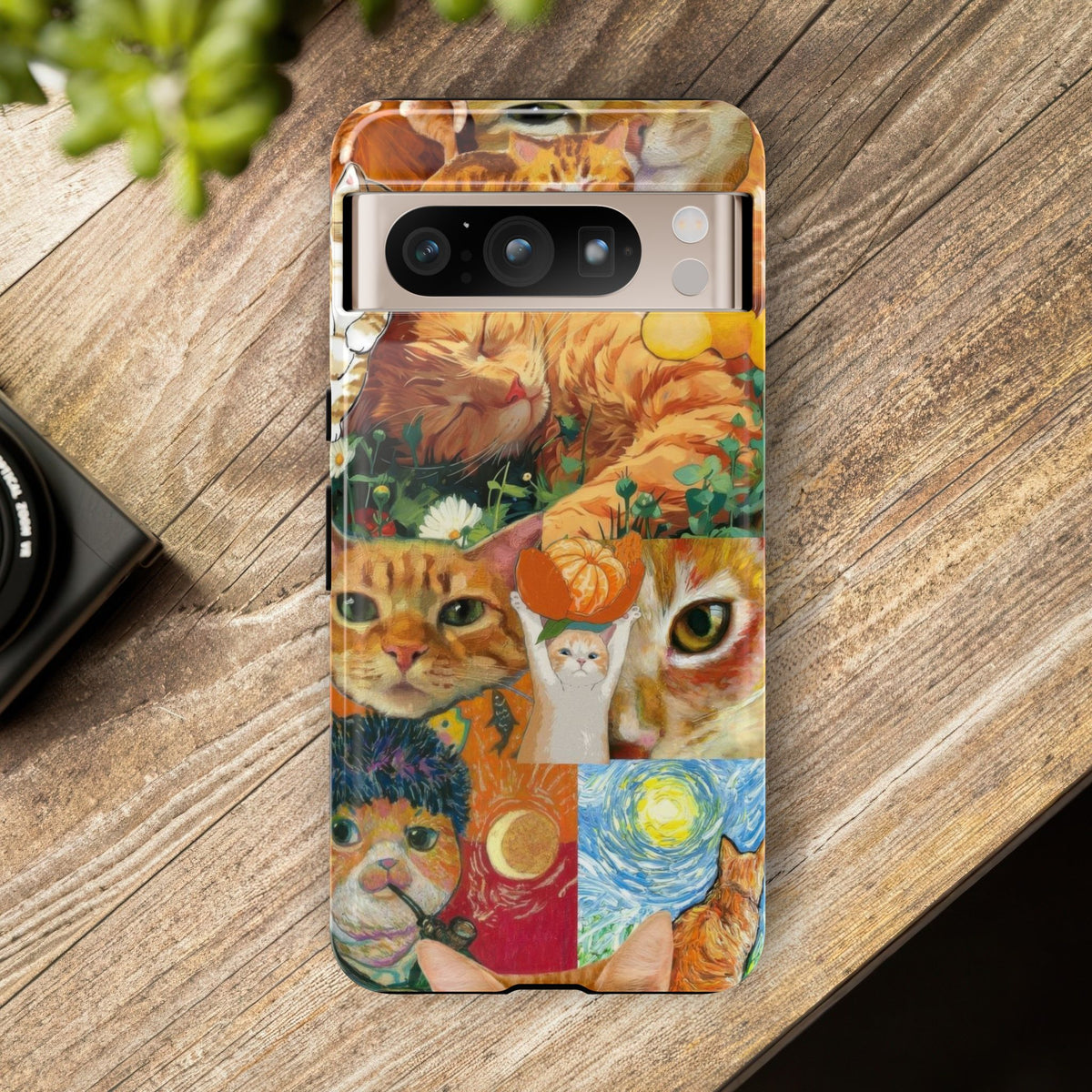 Aesthetic Cats Case - Vintage Kitty Graphic Tough Phone Cases