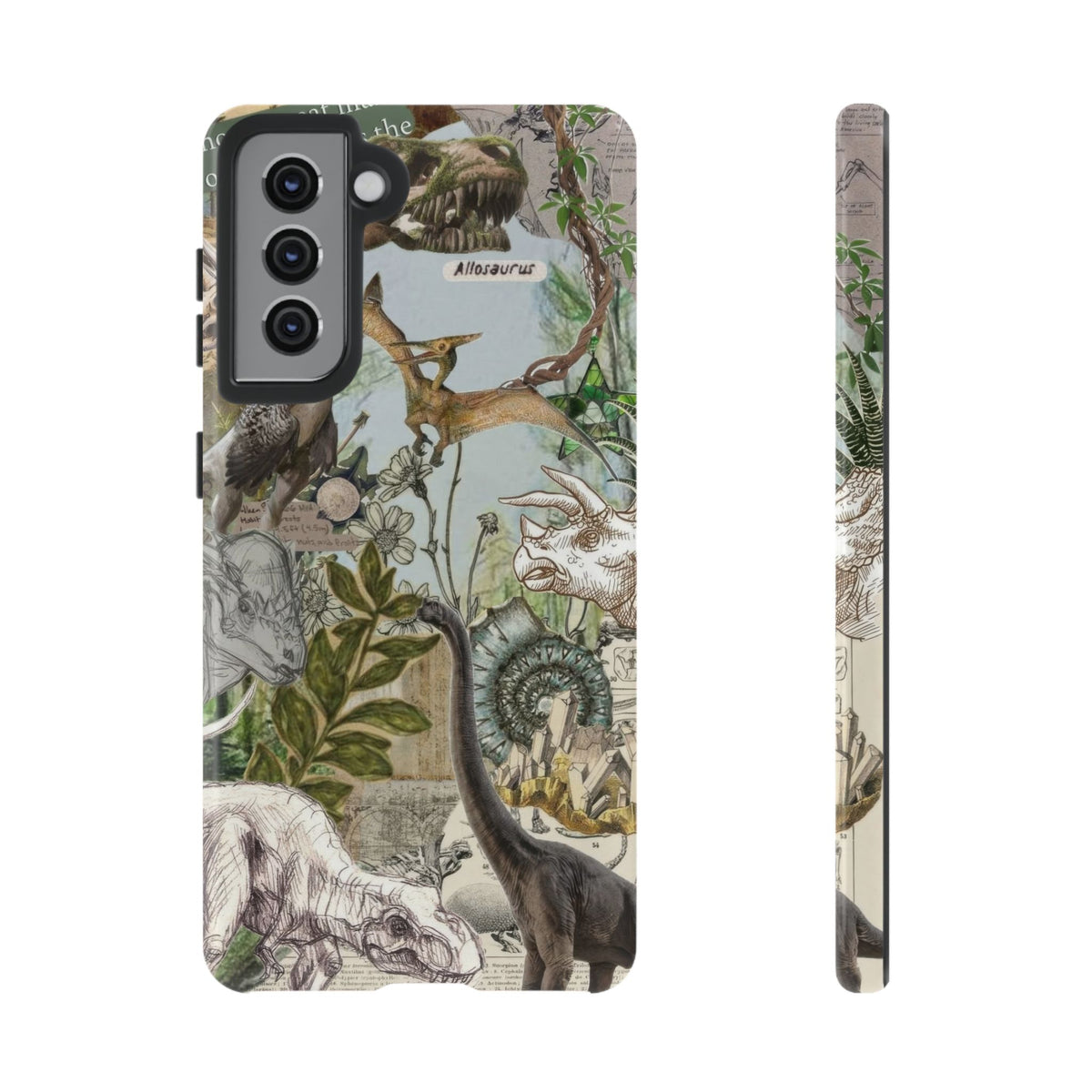 Aesthetic Dinosaur Case - Vintage Jurassic World Graphic Tough Phone Cases