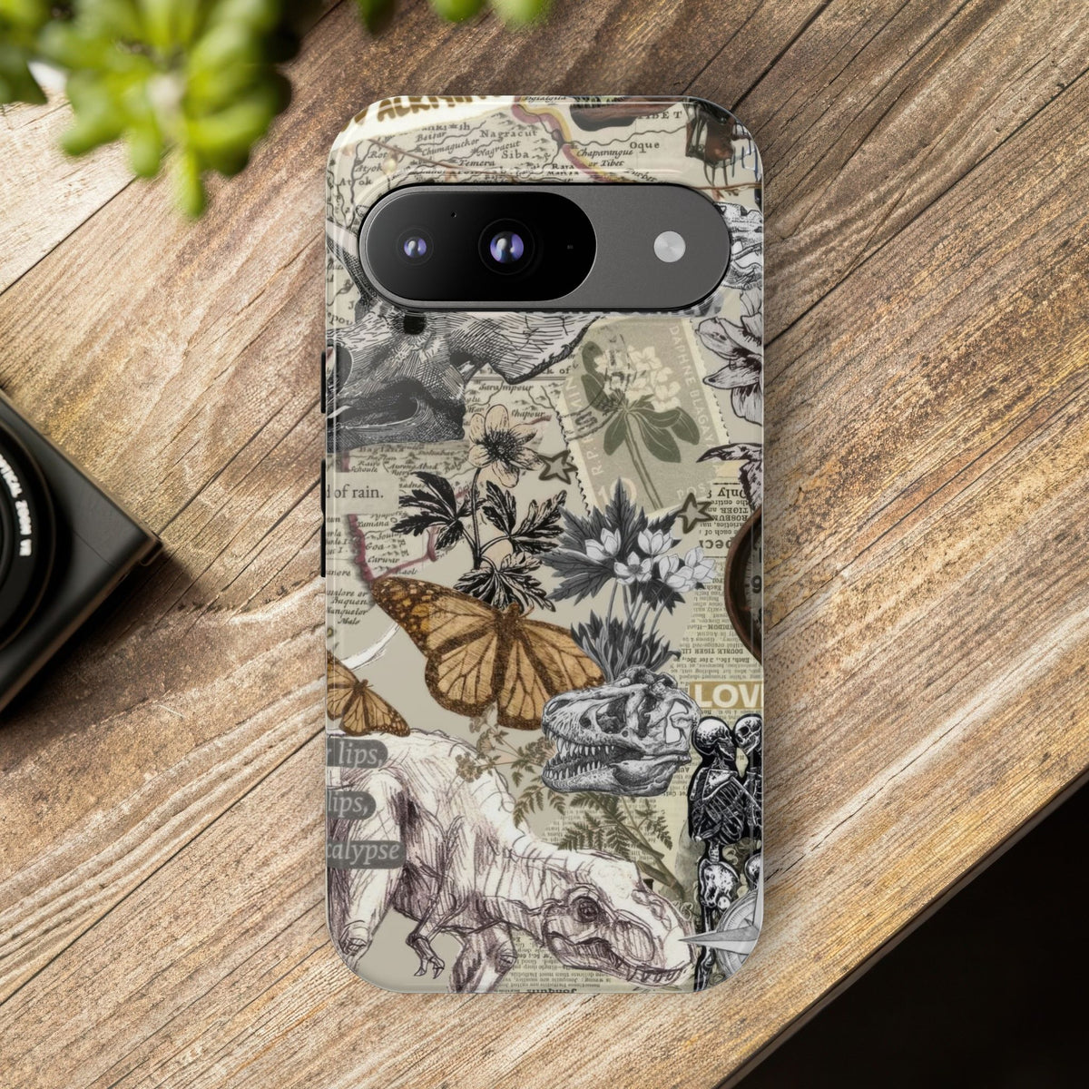 Aesthetic Dinosaur Case - Vintage Jurassic World Graphic Tough Phone Cases