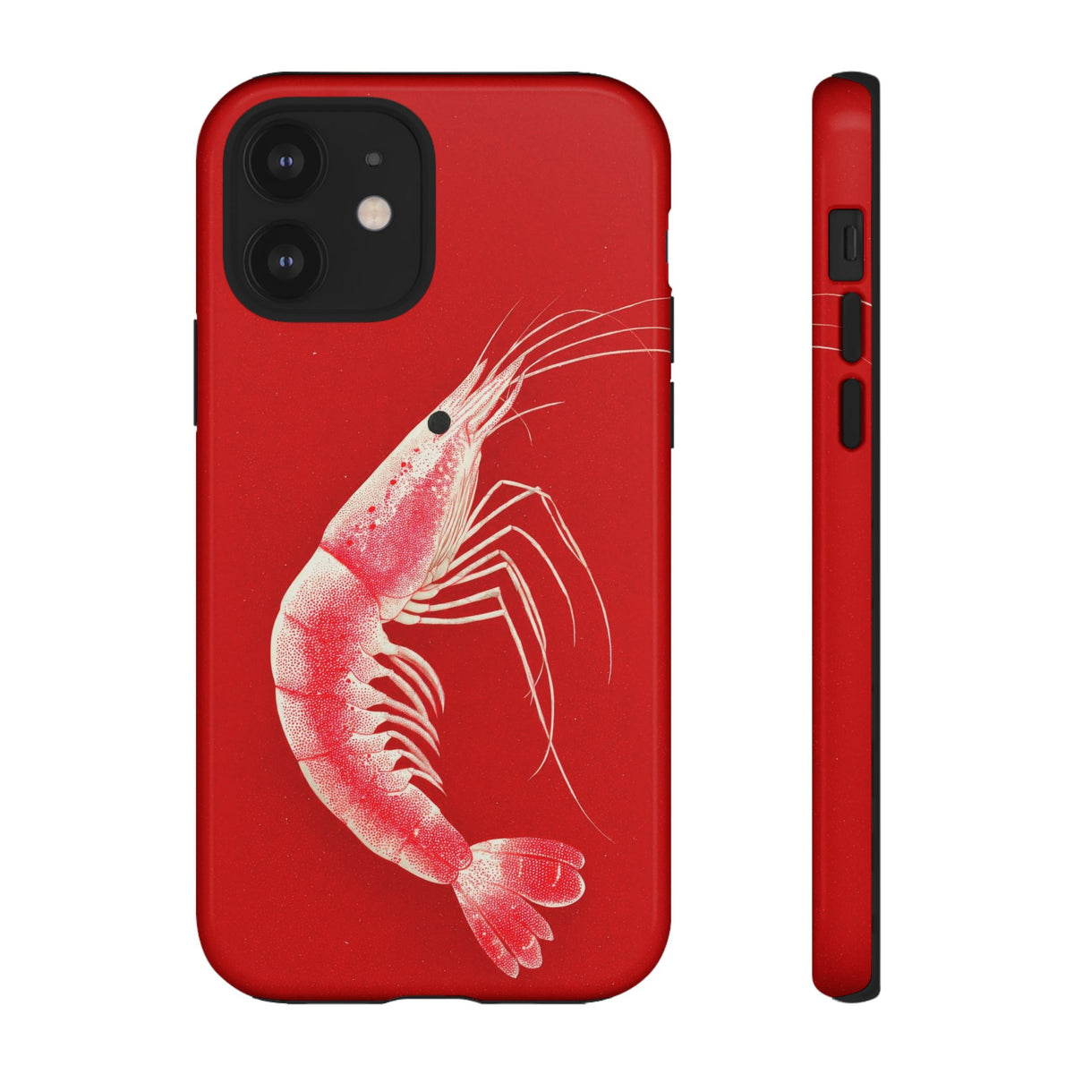 The Shrimp - Etching Style Series Graphic Tough Phone Cases