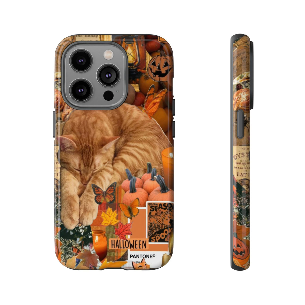 Aesthetic Cats Case - Vintage Kitty Graphic Tough Phone Cases
