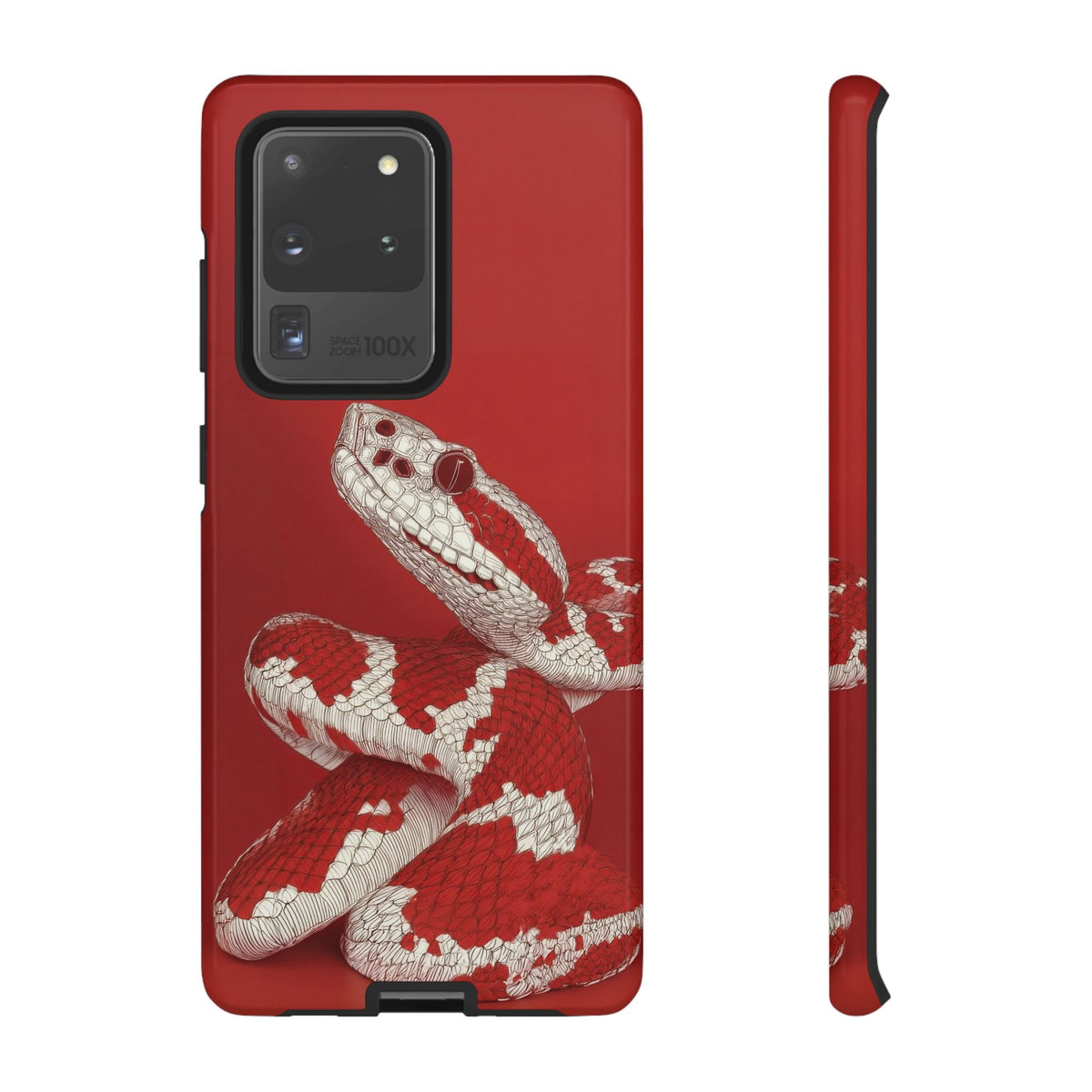 The Snake - Etching Style Series Graphic Tough Phone Cases