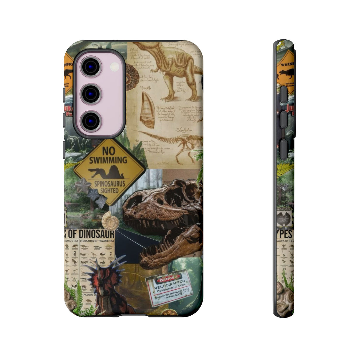 Aesthetic Dinosaur Case - Vintage Jurassic World Graphic Tough Phone Cases