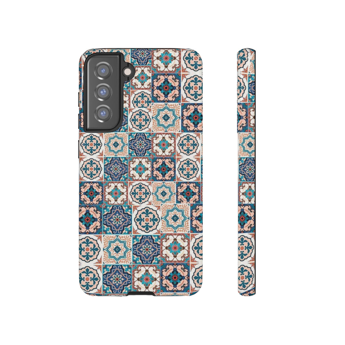 Vintage Mosaic Tile Graphic Tough Phone Cases