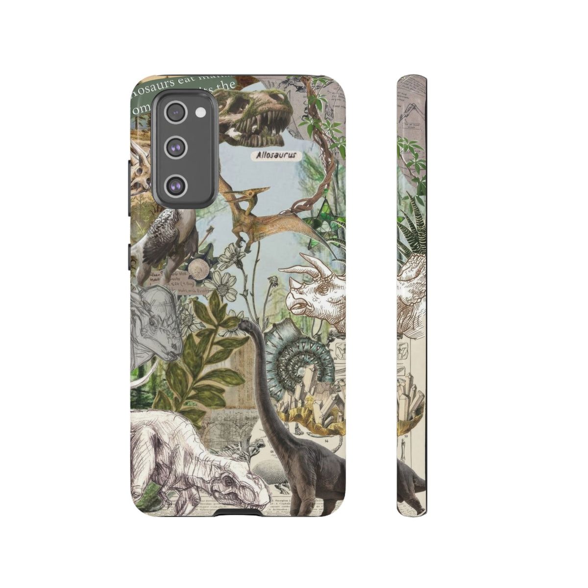 Aesthetic Dinosaur Case - Vintage Jurassic World Graphic Tough Phone Cases