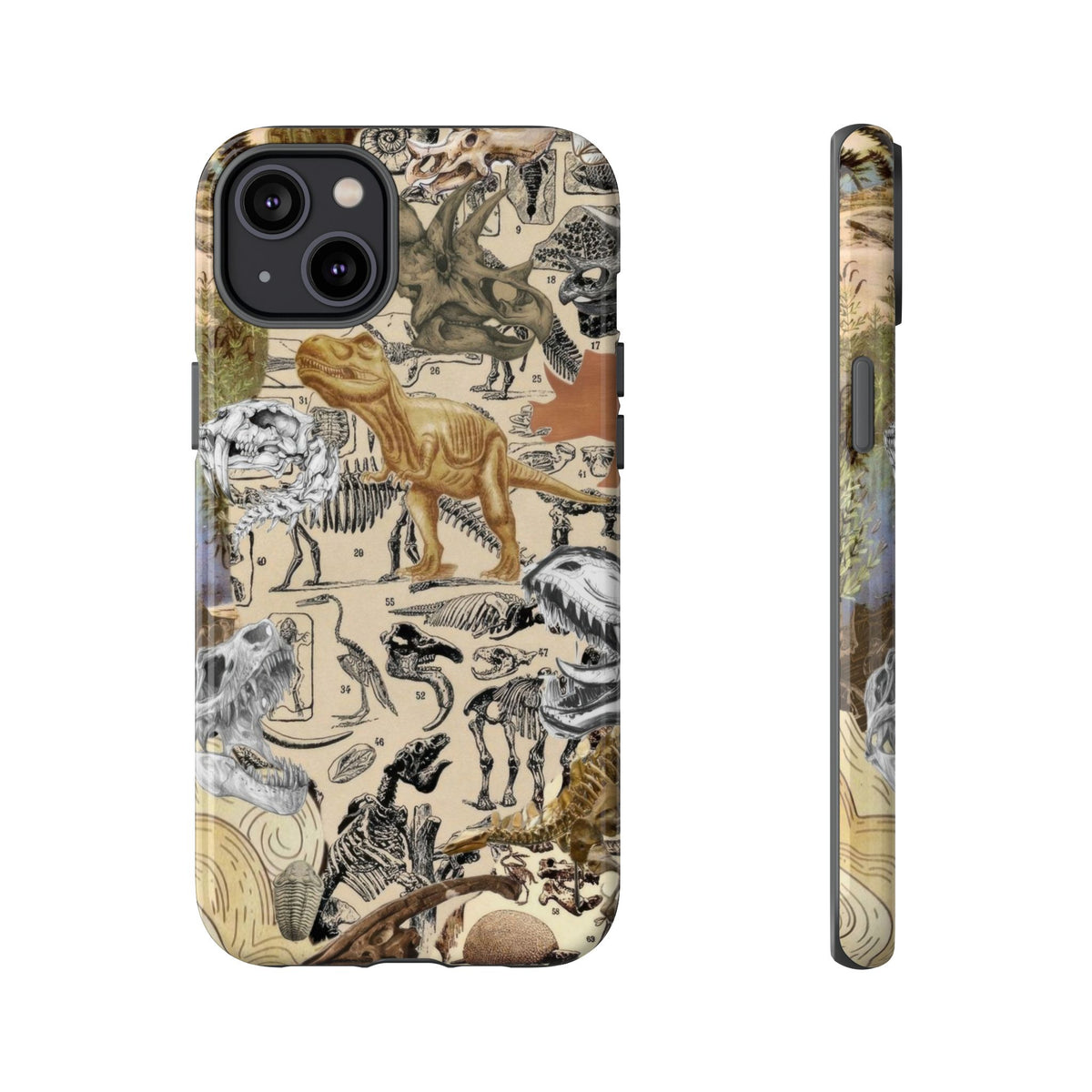 Aesthetic Dinosaur Case - Vintage Jurassic World Graphic Tough Phone Cases