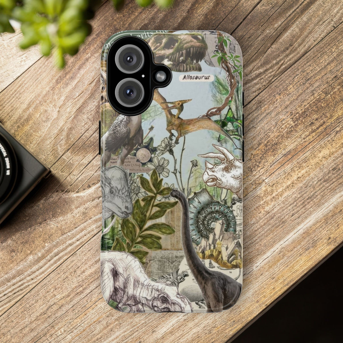 Aesthetic Dinosaur Case - Vintage Jurassic World Graphic Tough Phone Cases