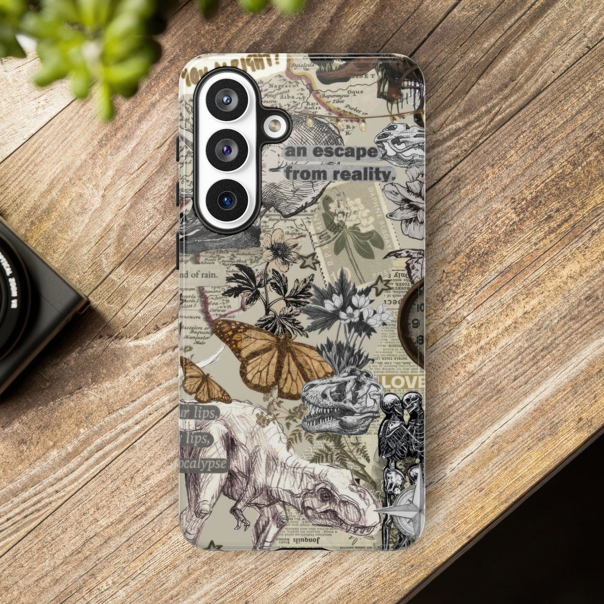 Aesthetic Dinosaur Case - Vintage Jurassic World Graphic Tough Phone Cases