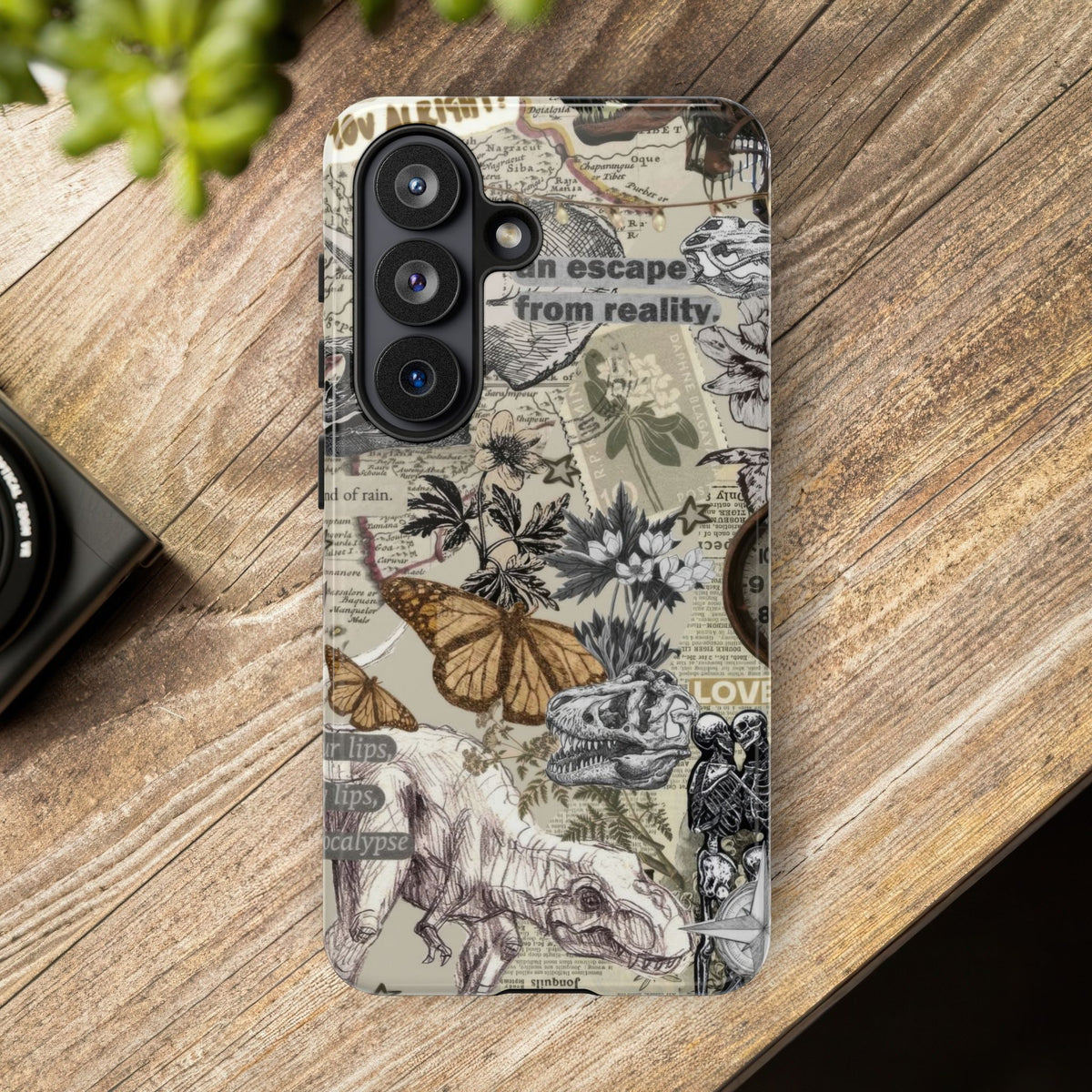 Aesthetic Dinosaur Case - Vintage Jurassic World Graphic Tough Phone Cases