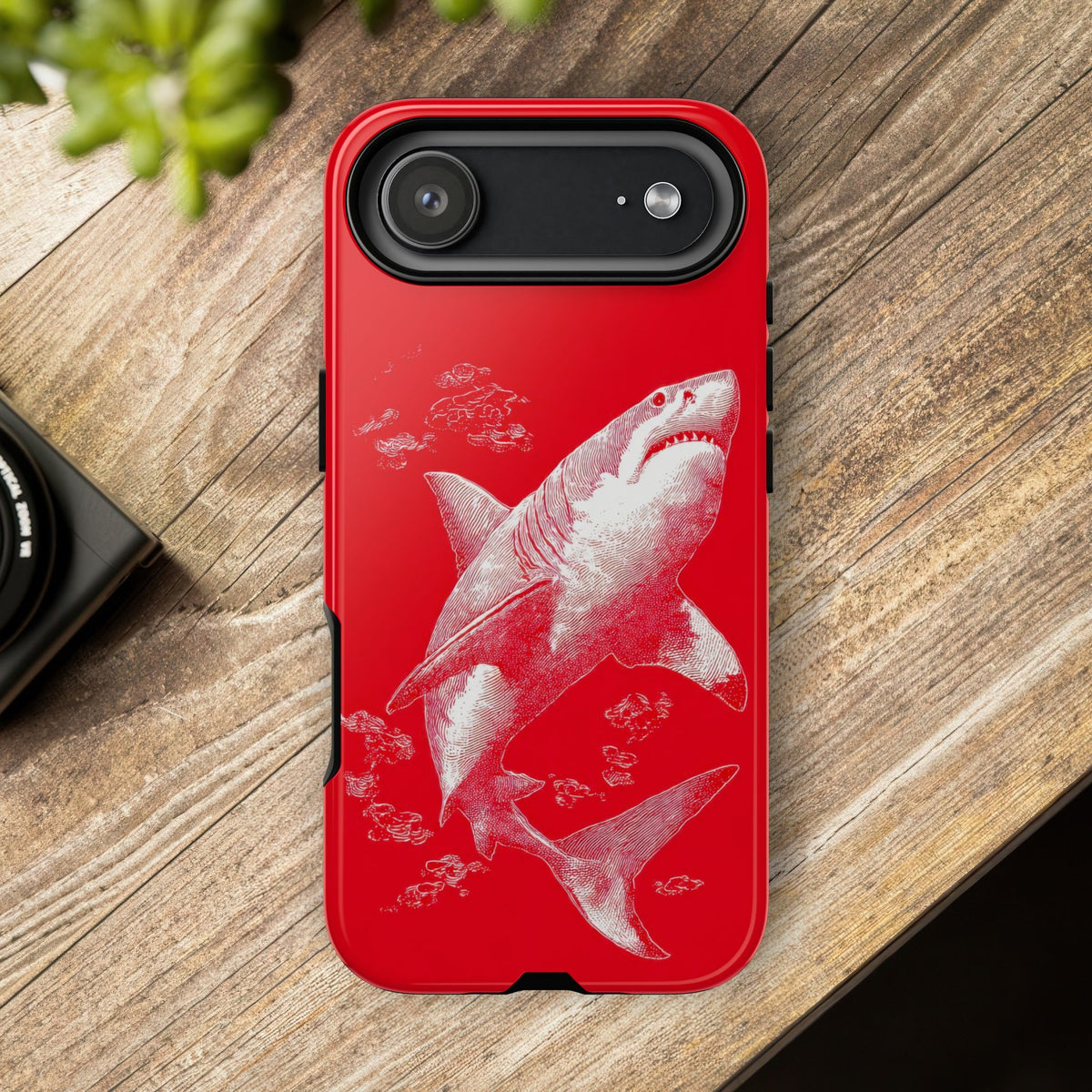 The Shark - Etching Style Series Graphic Tough Phone Cases
