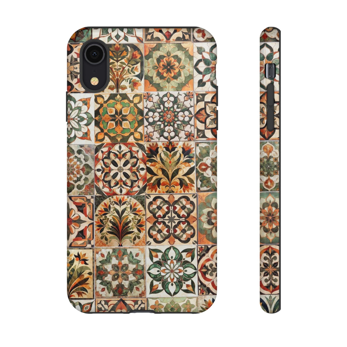Vintage Mosaic Tile Graphic Tough Phone Cases