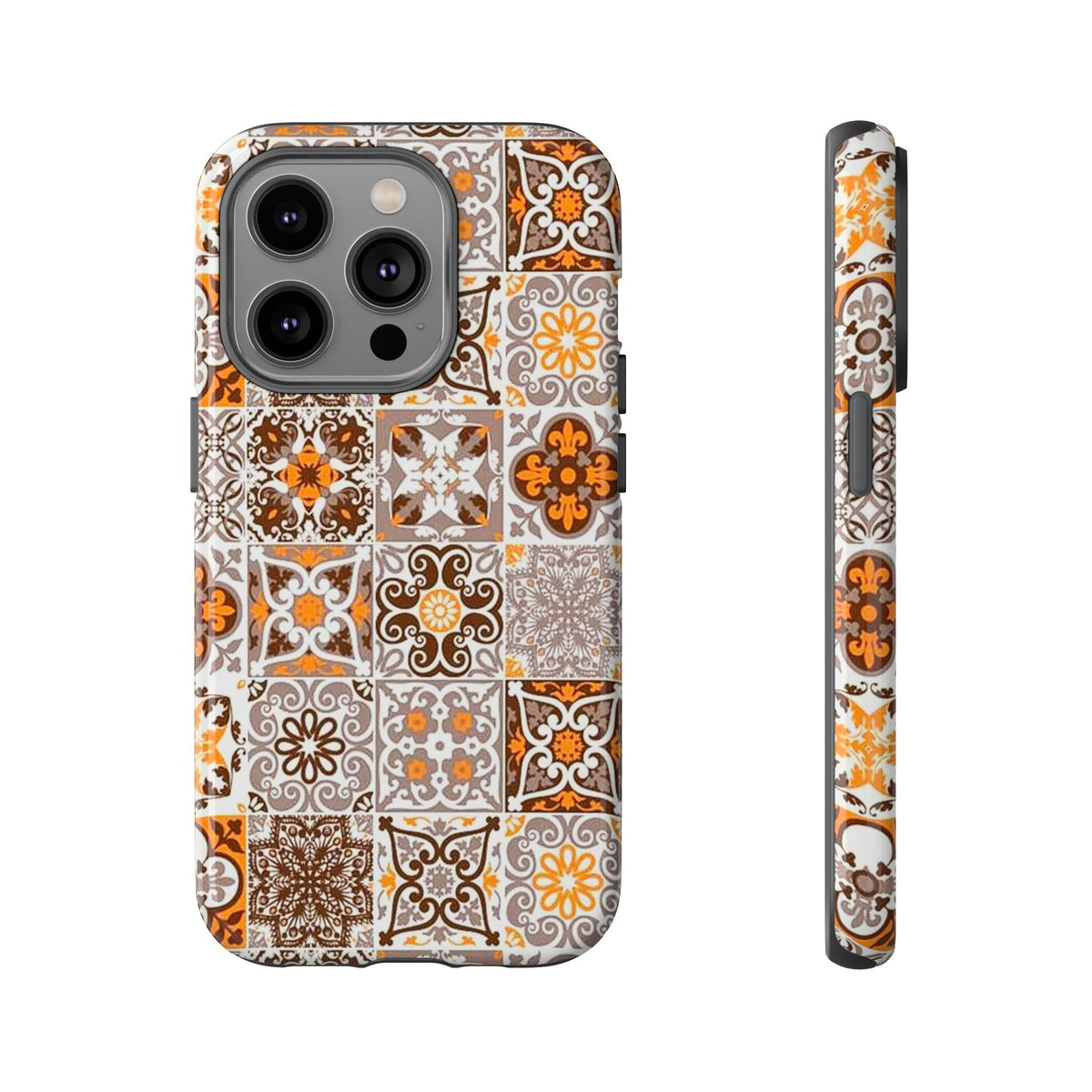 Vintage Mosaic Tile Graphic Tough Phone Cases