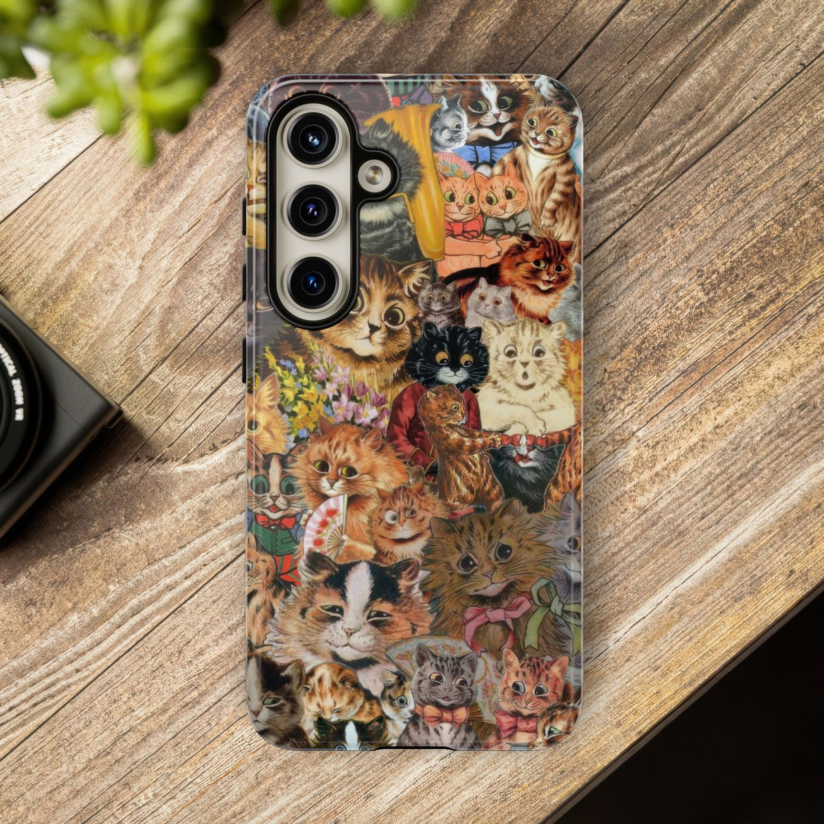 Aesthetic Cats Case - Vintage Kitty Graphic Tough Phone Cases