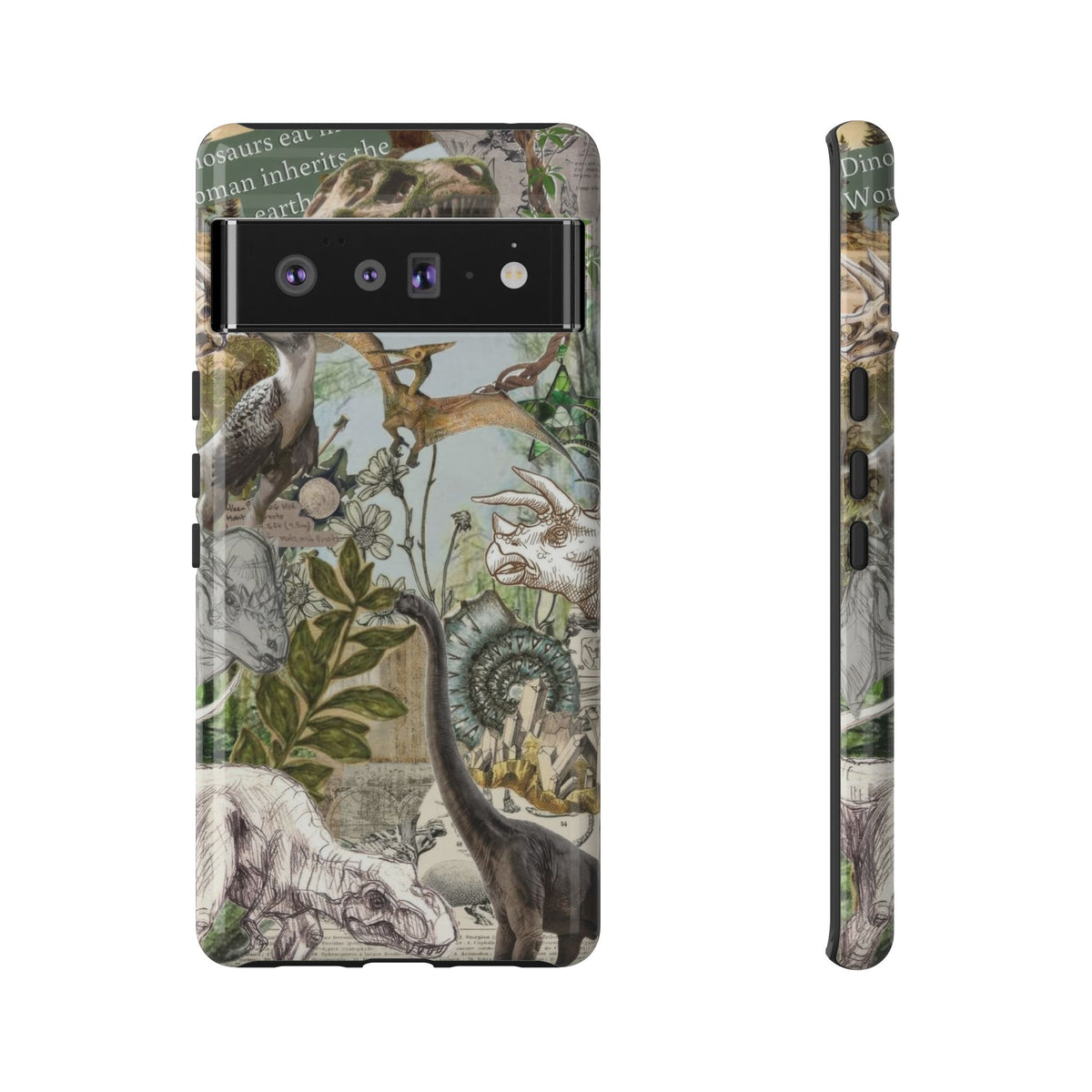 Aesthetic Dinosaur Case - Vintage Jurassic World Graphic Tough Phone Cases