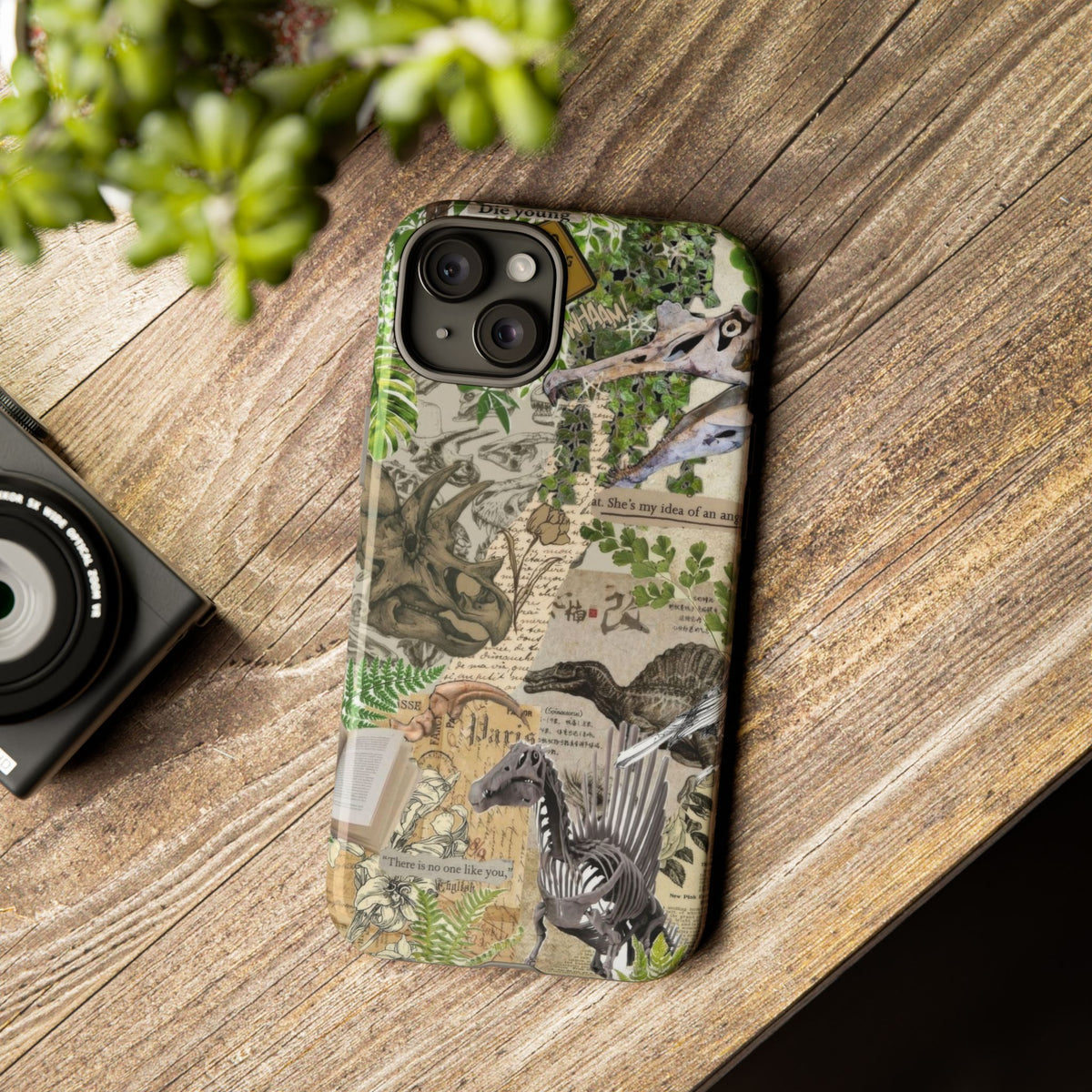 Aesthetic Dinosaur Case - Vintage Jurassic World Graphic Tough Phone Cases