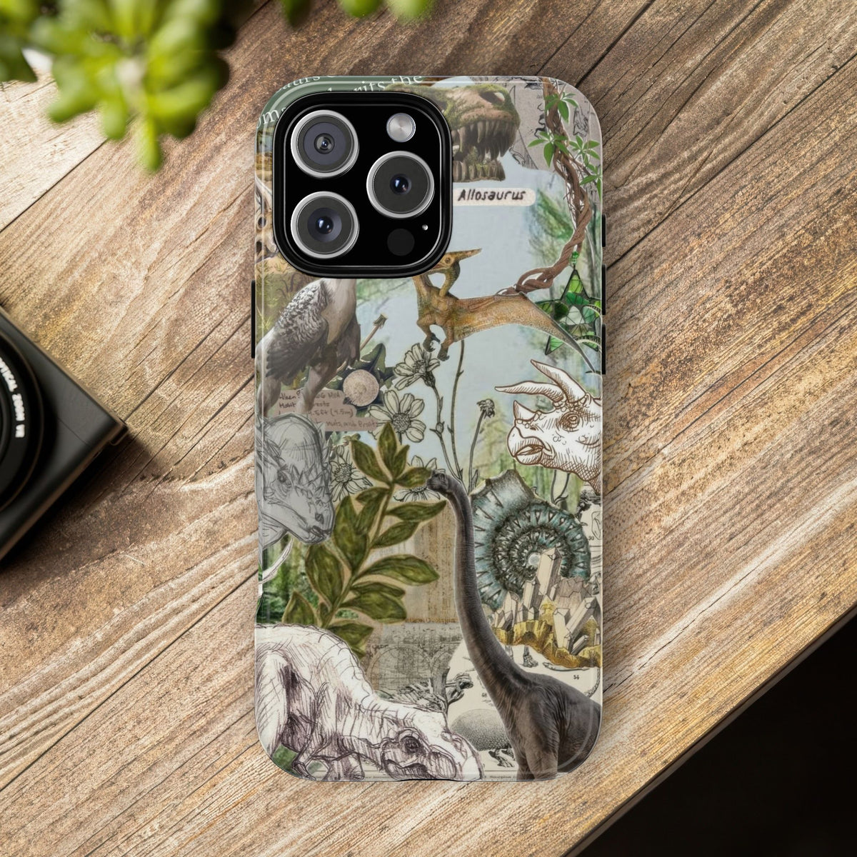Aesthetic Dinosaur Case - Vintage Jurassic World Graphic Tough Phone Cases