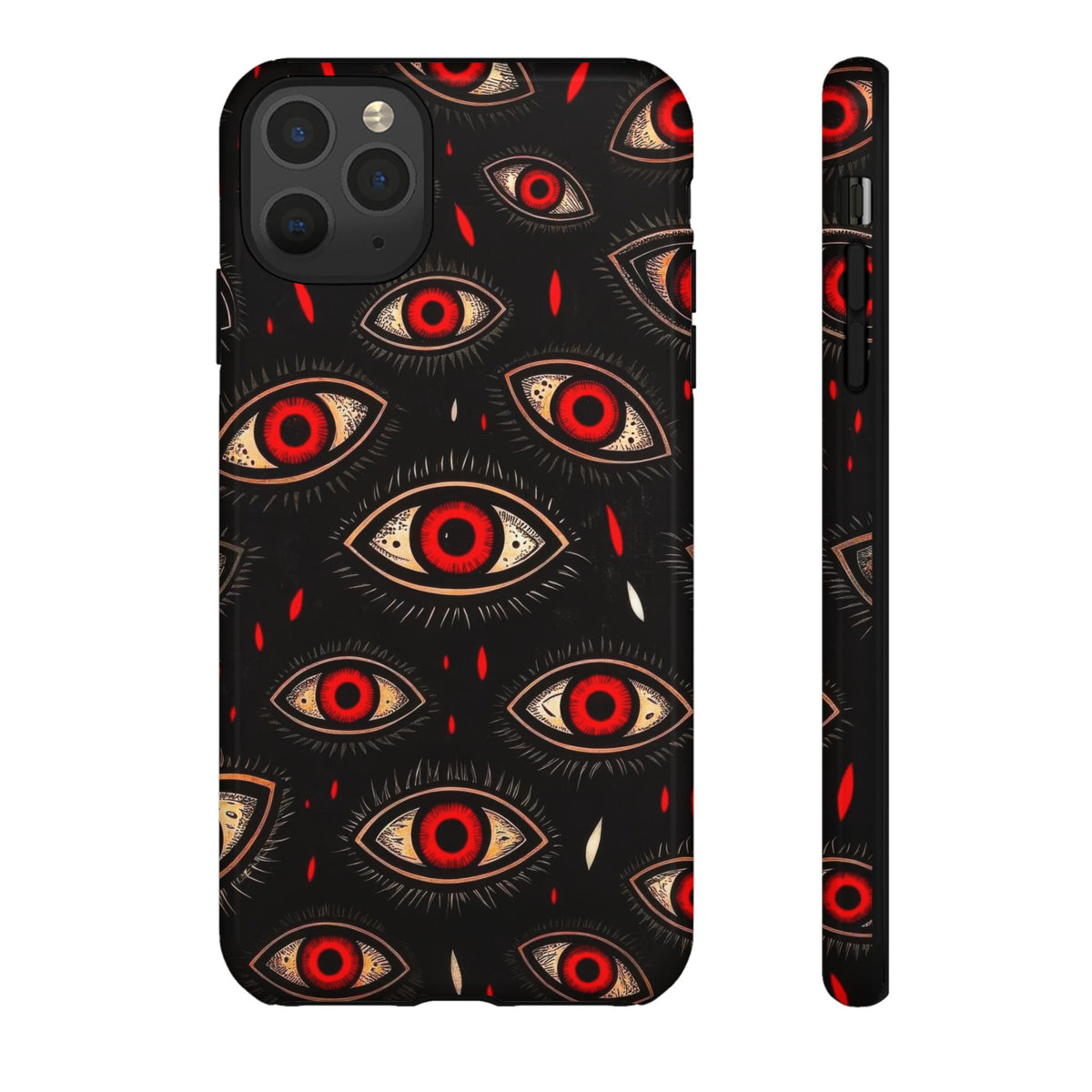 The Eyes Trippy Psychedelic Graphic Tough Phone Cases