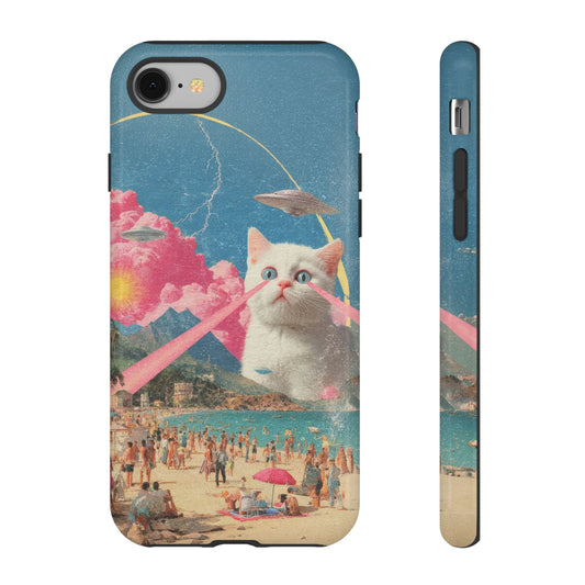Vintage Alien UFO Graphic Tough Phone Cases
