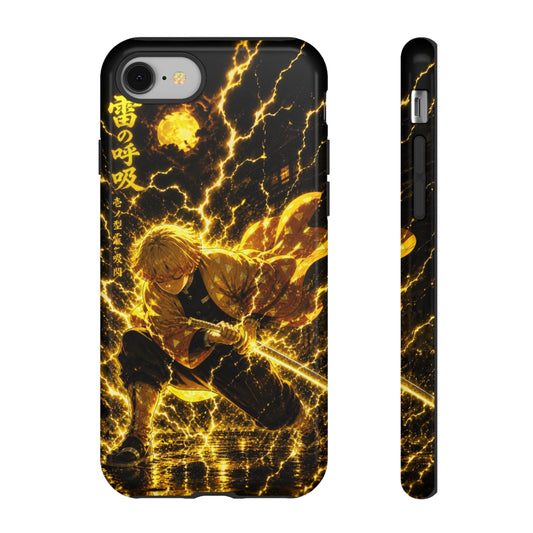 Zenitsu Agatsuma - Demon Slayer Anime Graphic Tough Phone Cases