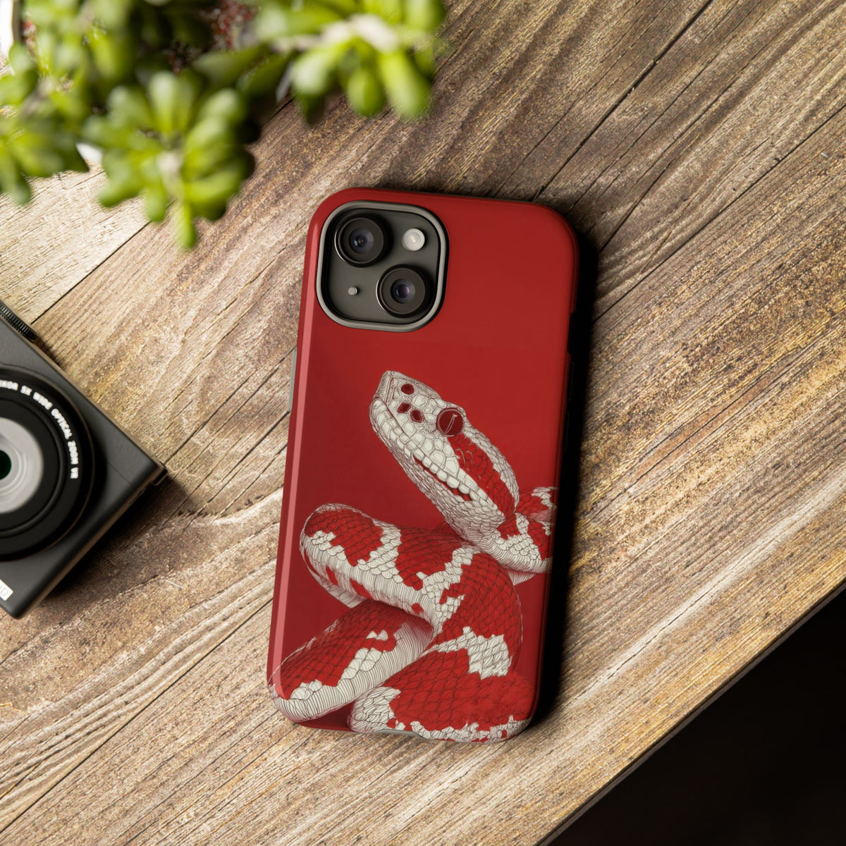 The Snake - Etching Style Series Graphic Tough Phone Cases