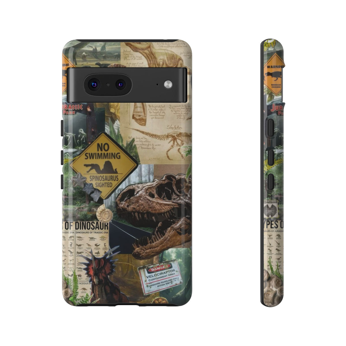 Aesthetic Dinosaur Case - Vintage Jurassic World Graphic Tough Phone Cases