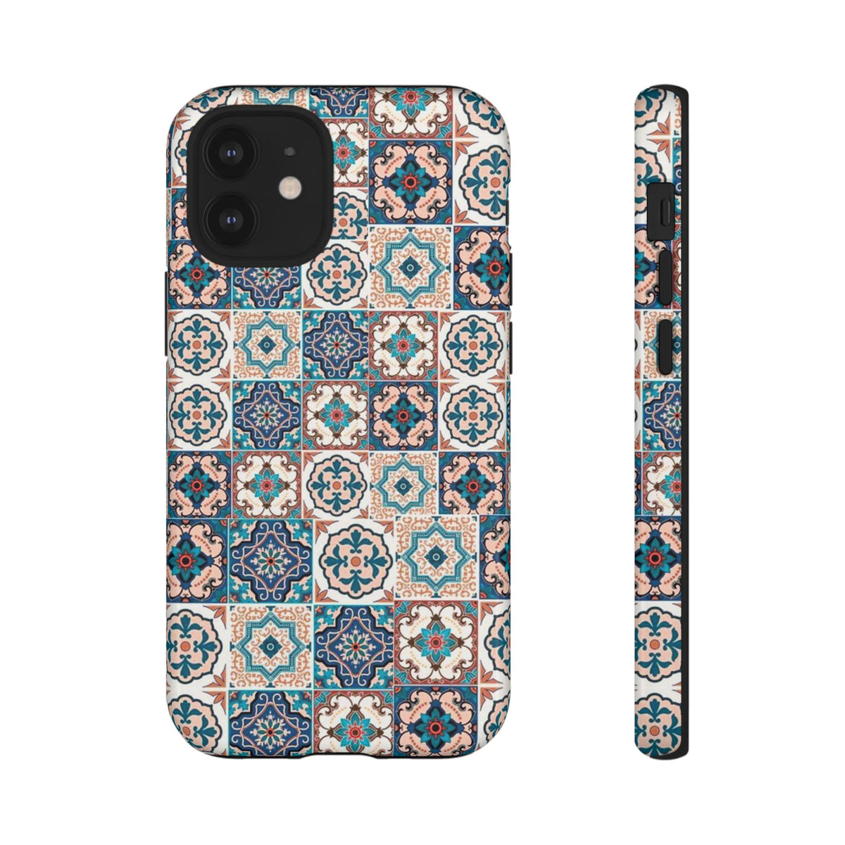 Vintage Mosaic Tile Graphic Tough Phone Cases