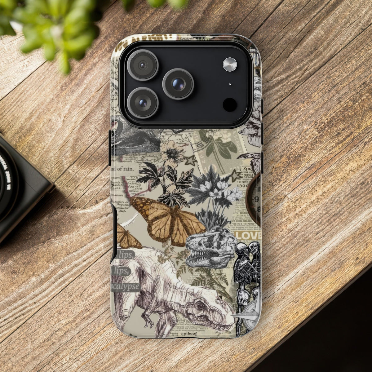 Aesthetic Dinosaur Case - Vintage Jurassic World Graphic Tough Phone Cases