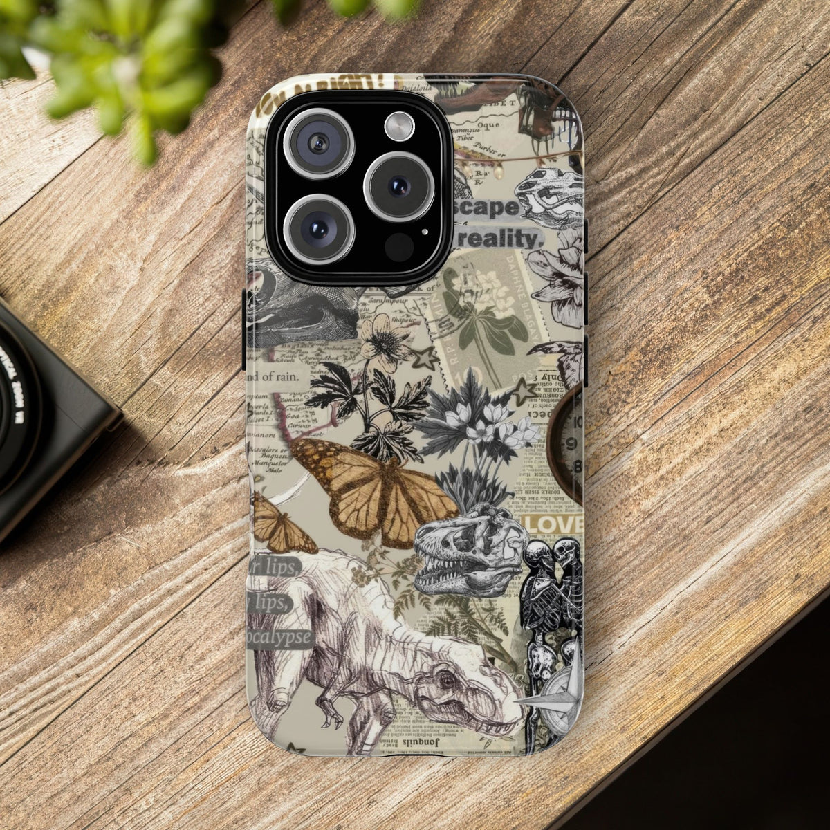 Aesthetic Dinosaur Case - Vintage Jurassic World Graphic Tough Phone Cases