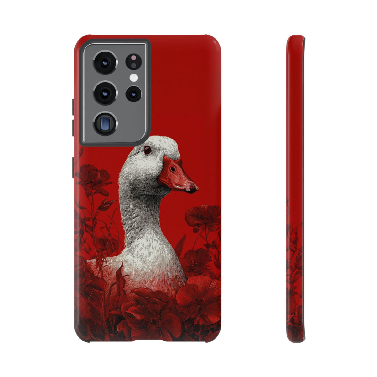The Goose - Etching Style Series Graphic Tough Phone Cases