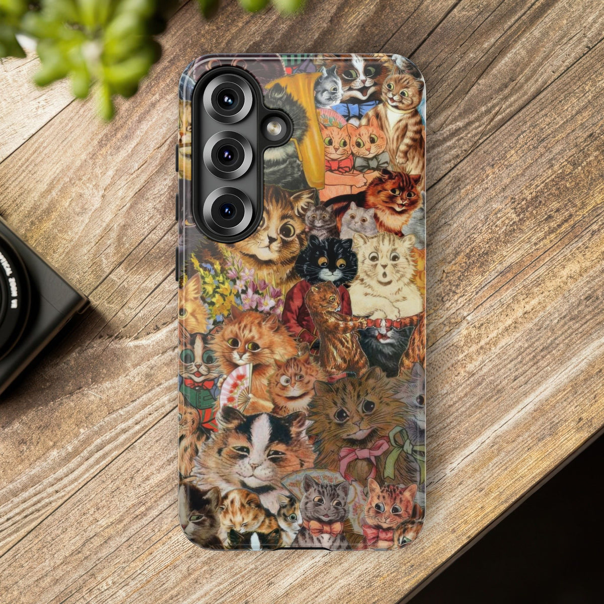 Aesthetic Cats Case - Vintage Kitty Graphic Tough Phone Cases