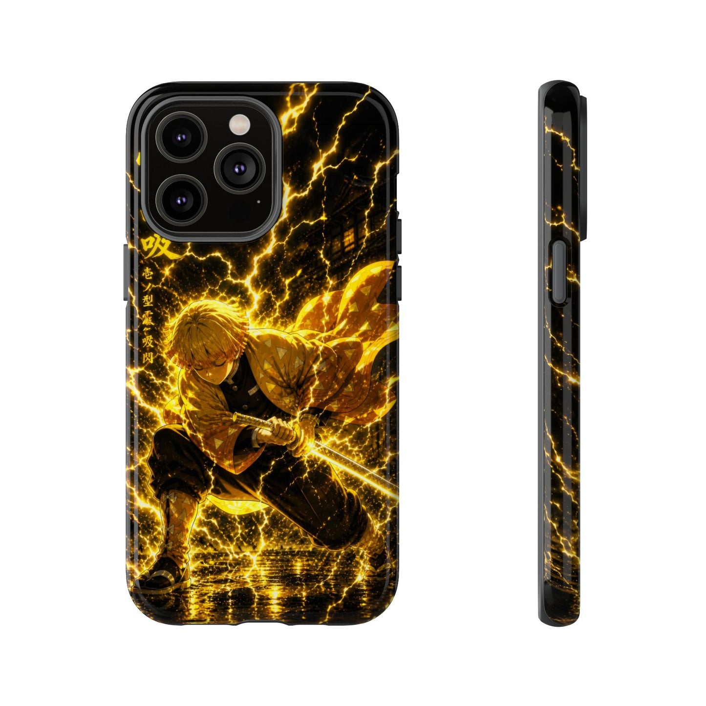 Zenitsu Agatsuma - Demon Slayer Anime Graphic Tough Phone Cases