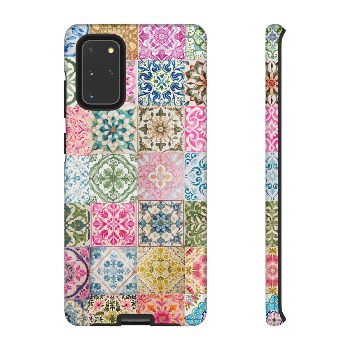 Vintage Mosaic Tile Graphic Tough Phone Cases