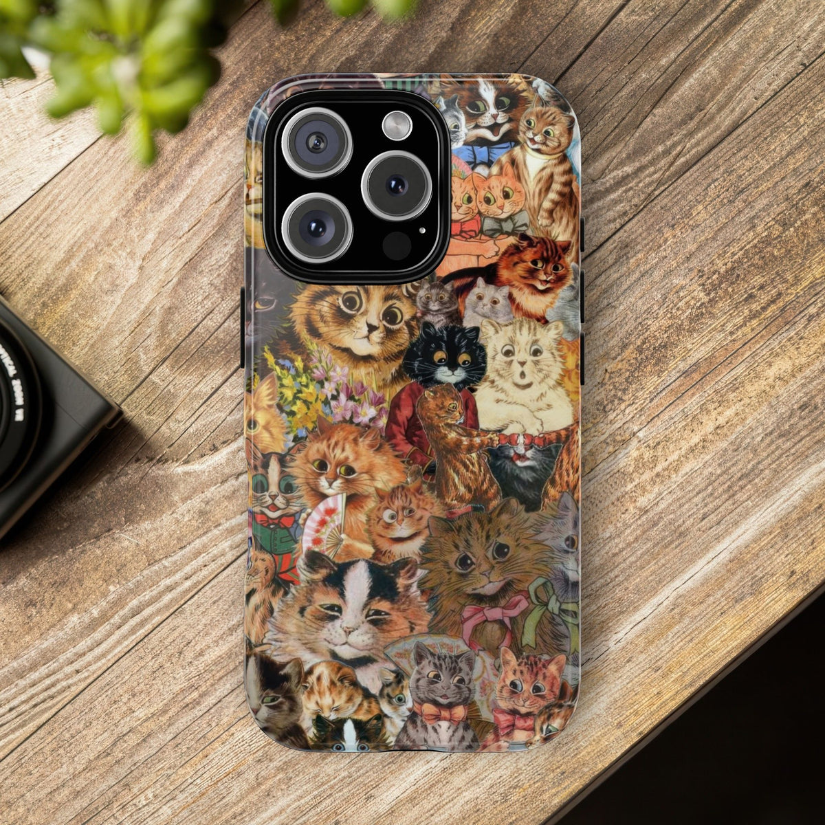 Aesthetic Cats Case - Vintage Kitty Graphic Tough Phone Cases