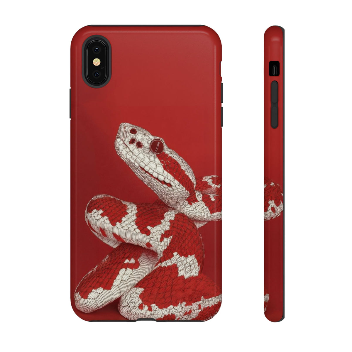 The Snake - Etching Style Series Graphic Tough Phone Cases
