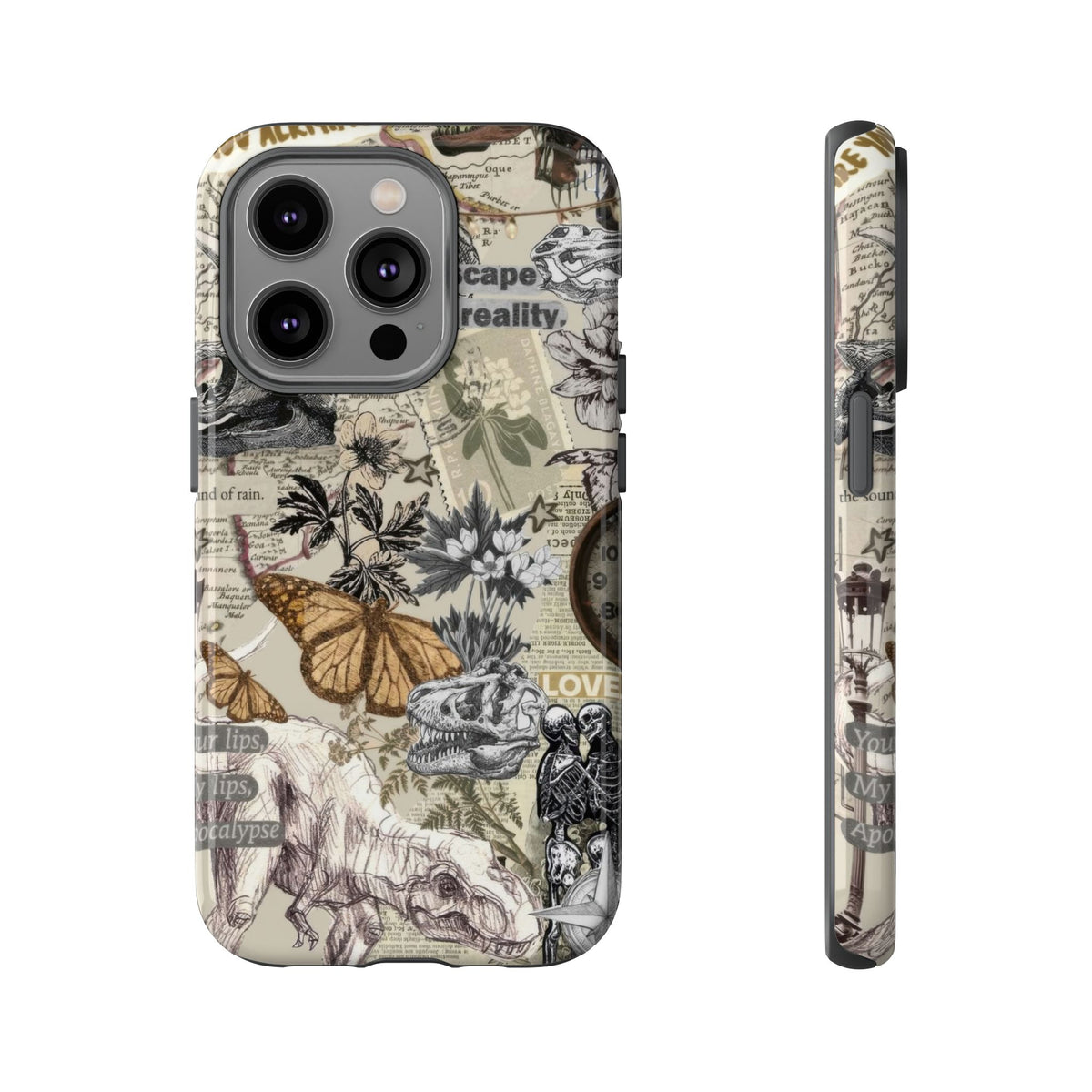 Aesthetic Dinosaur Case - Vintage Jurassic World Graphic Tough Phone Cases