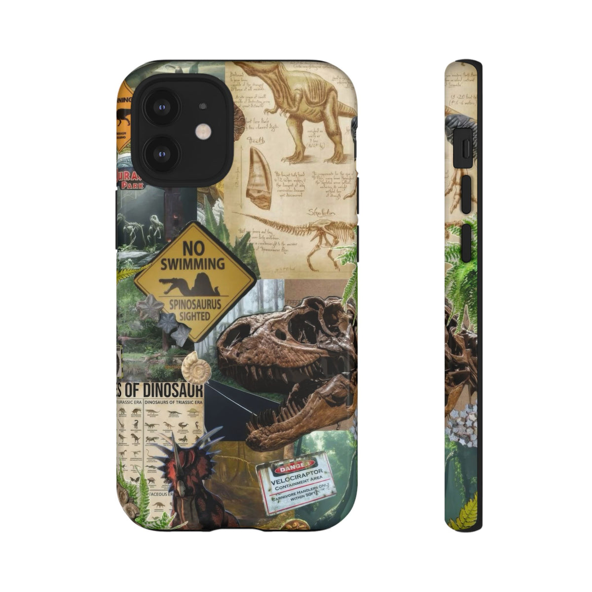 Aesthetic Dinosaur Case - Vintage Jurassic World Graphic Tough Phone Cases