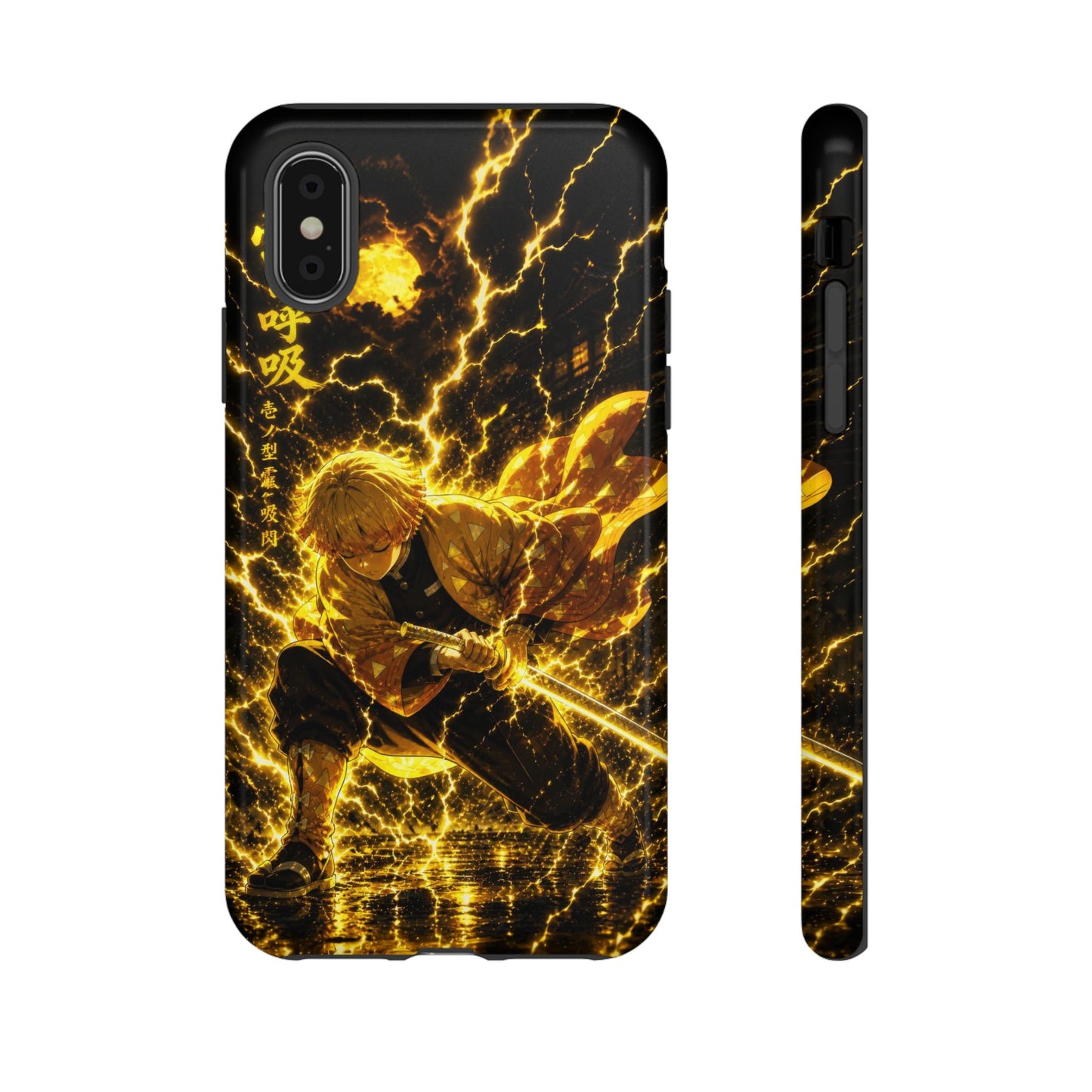 Zenitsu Agatsuma - Demon Slayer Anime Graphic Tough Phone Cases