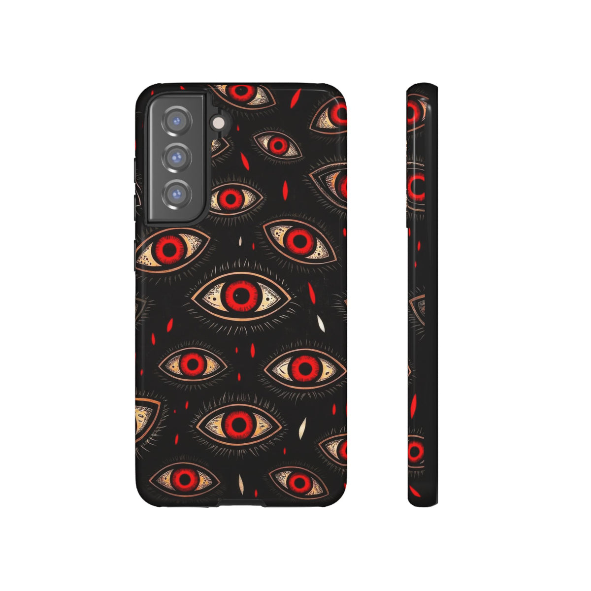The Eyes Trippy Psychedelic Graphic Tough Phone Cases