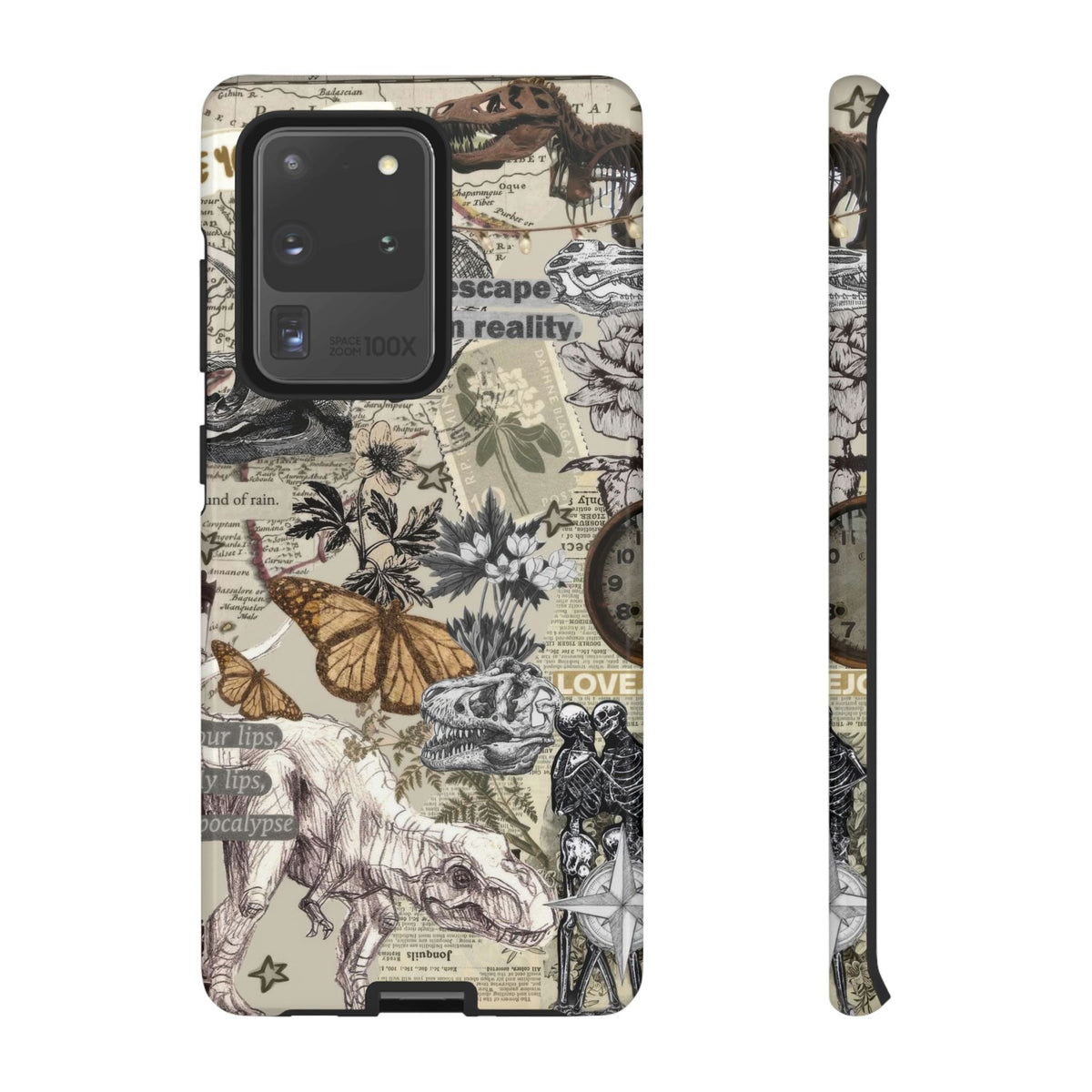 Aesthetic Dinosaur Case - Vintage Jurassic World Graphic Tough Phone Cases