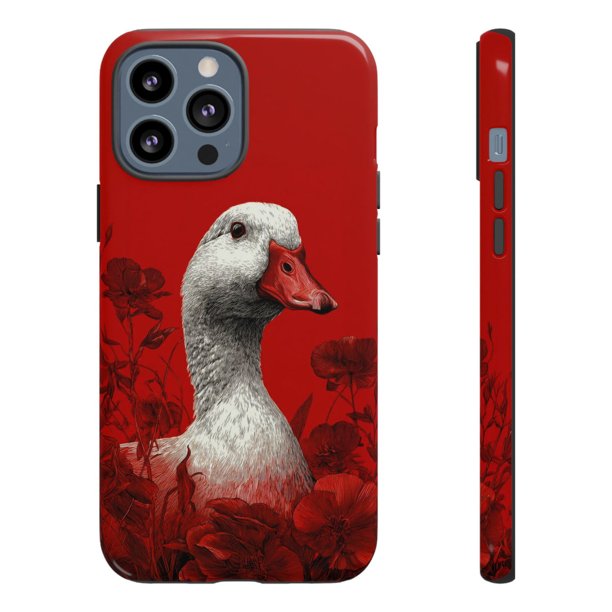 The Goose - Etching Style Series Graphic Tough Phone Cases